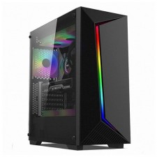 [BRAVOTEC] SWORD S820 RGB 타이탄 글래스 블랙 (빅타워)