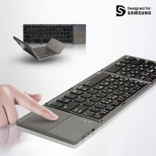 [퓨전에프앤씨] 블루투스 접이식 미니키보드, 아이노트 X-Folding Touch Pro [블랙]
